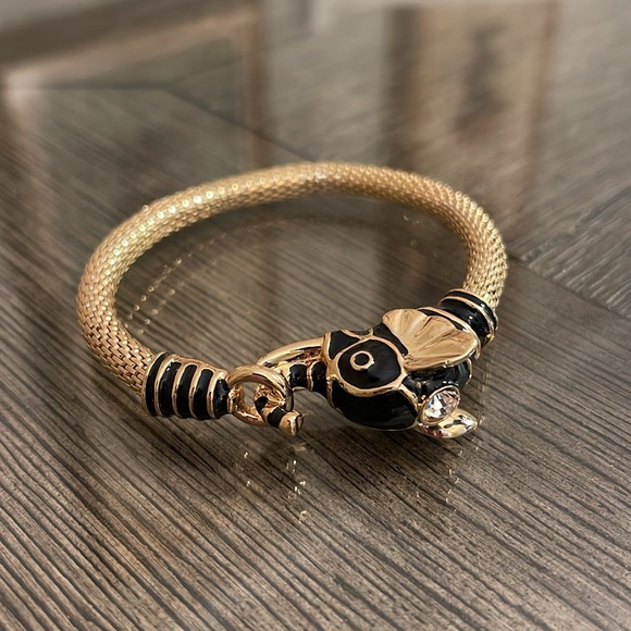 Avon Elephant Fancy Animal Stretch Bracelet 6 7/8 - Picture 3 of 14